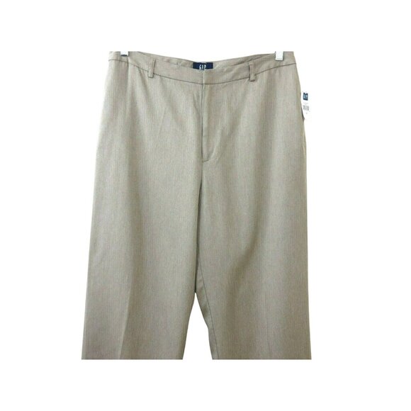 Gap Womens Beige Dress Pants Size 14 Classic Fit Lightweight Fabric - Picture 4 of 11
